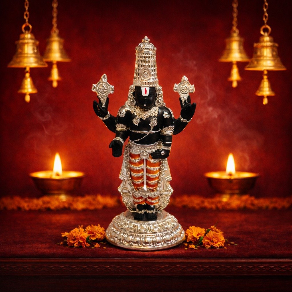 Brass Ganesh Idol - 3 inch